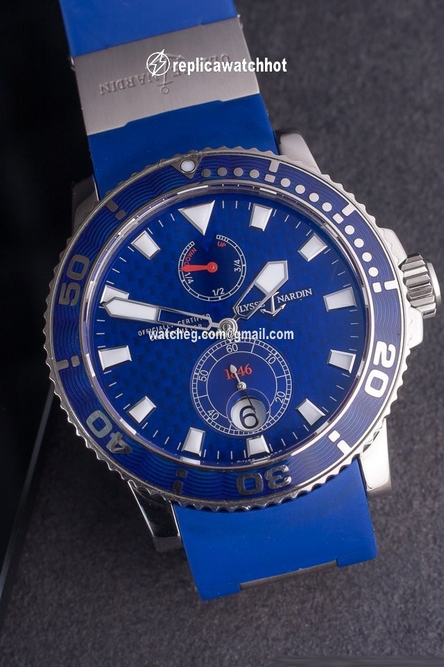 Ulysse Nardin Maxi Marine Diver Mens watch Unisex Automatic White gold 260-32 2