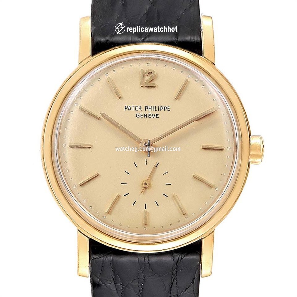 Patek Philippe Calatrava Mens watch Unisex Automatic Yellow gold 3435 2