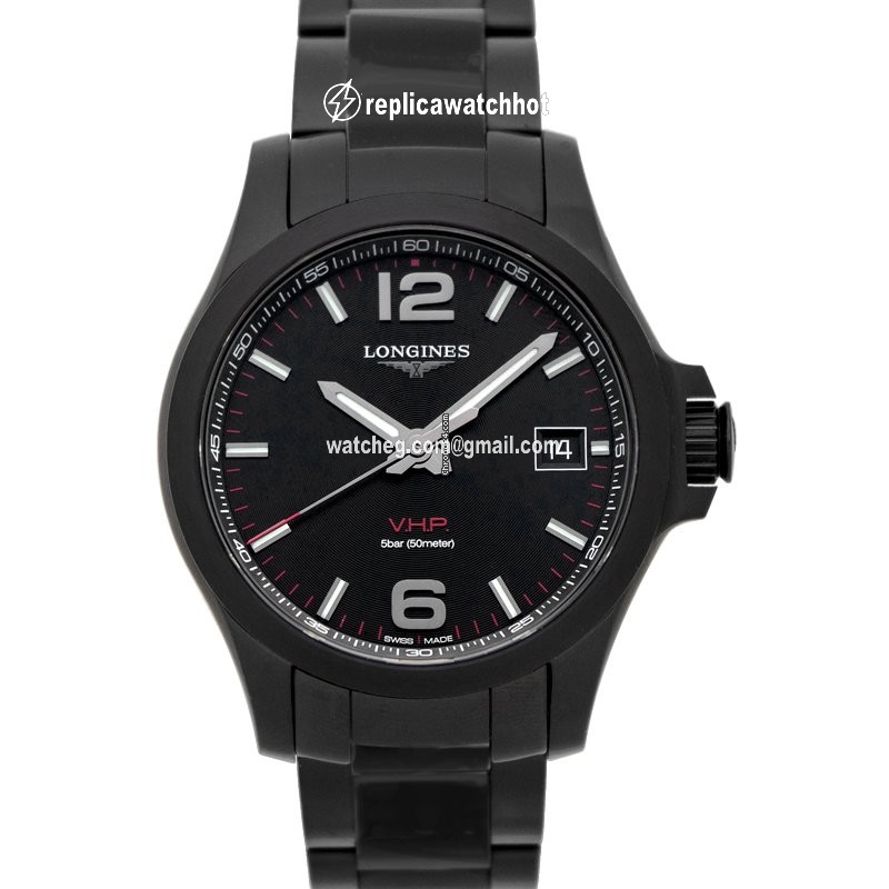 Longines Conquest Mens watch Unisex Quartz Steel L37162566 2