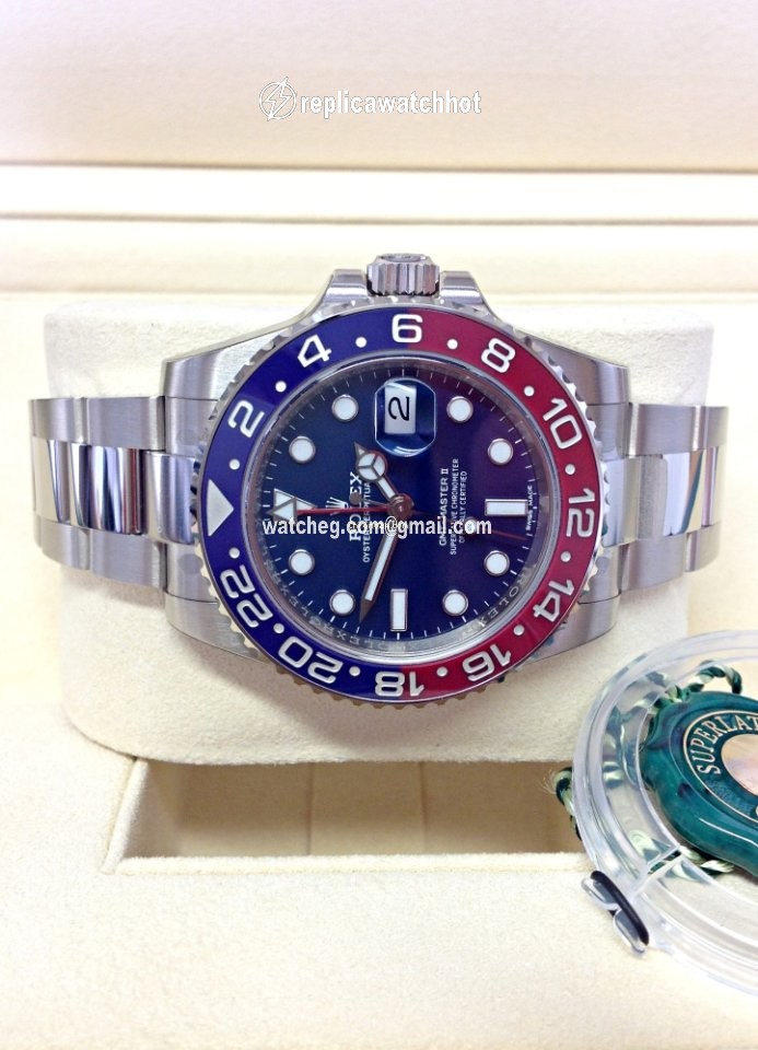 Rolex GMT-Master II Mens watch Unisex White gold Automatic 116719BLRO 2