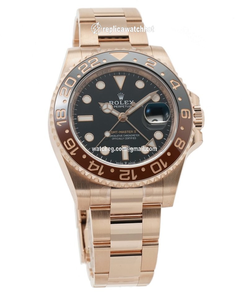 Rolex GMT-Master II Rose gold Automatic 126715 CHNR 2