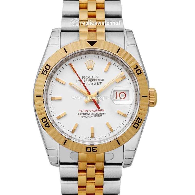 Rolex Datejust Turn-O-Graph Steel 116263 WH 2