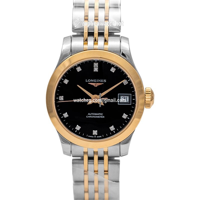 Longines Record Womens watch Automatic Steel L23205577 2