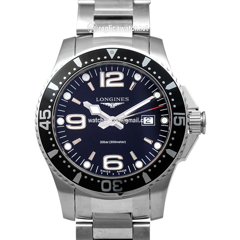 Longines HydroConquest Mens watch Unisex Quartz Steel L37304566 2