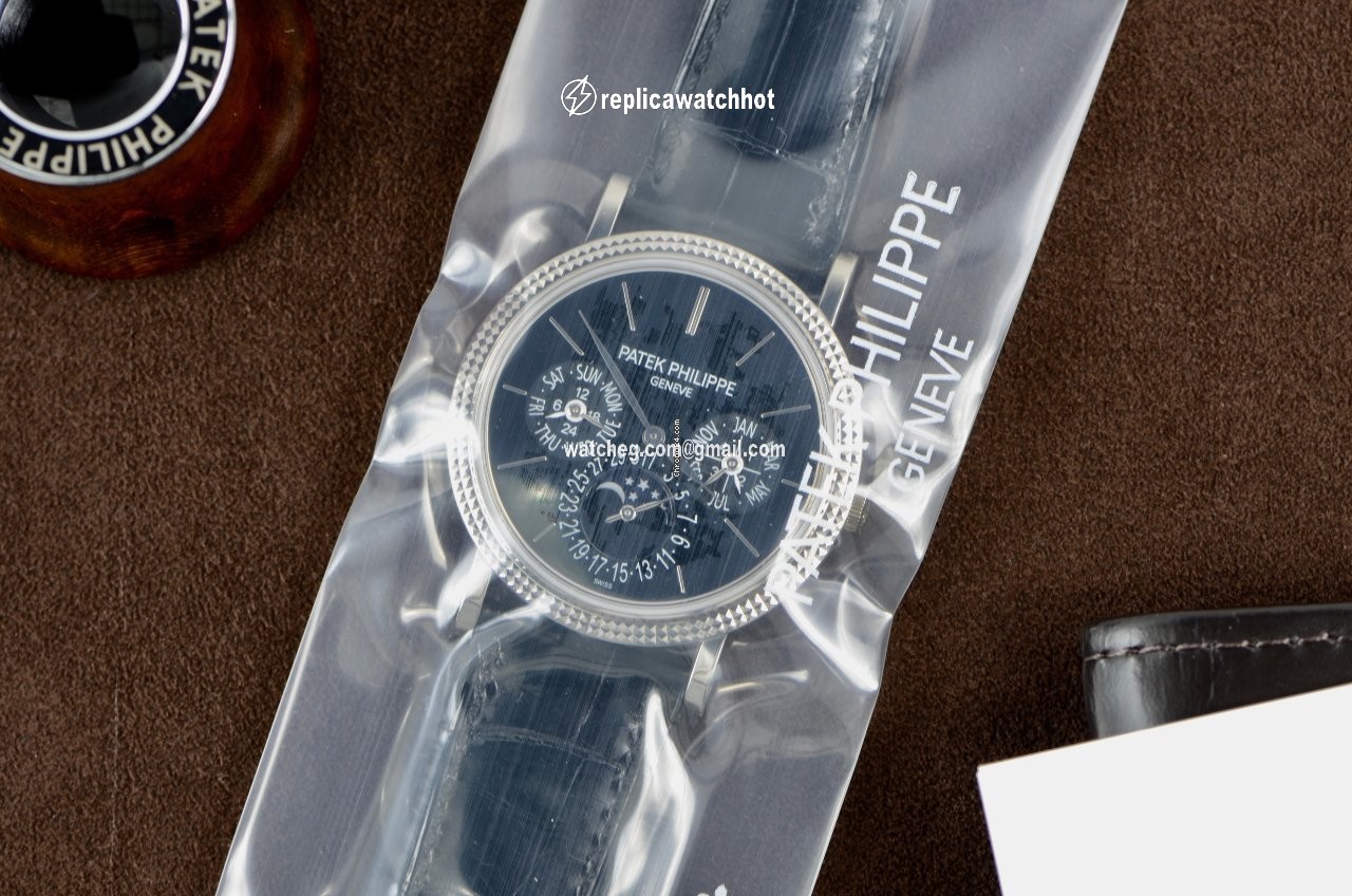 Patek Philippe Perpetual Calendar Mens watch Unisex Automatic White gold 5139G-010 2
