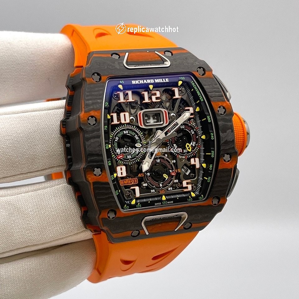 Richard Mille RM 011 Mens watch Unisex Automatic Carbon RM11-03 CA-FQ 2