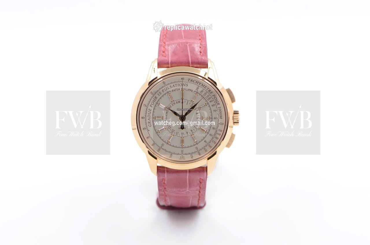 Patek Philippe Chronograph Womens watch Automatic Rose gold 4675R-001 2