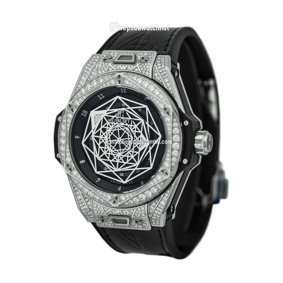 Hublot Big Bang Sang Bleu Mens watch Unisex Automatic Steel 465.SS.1117.VR.1704.MXM18 2