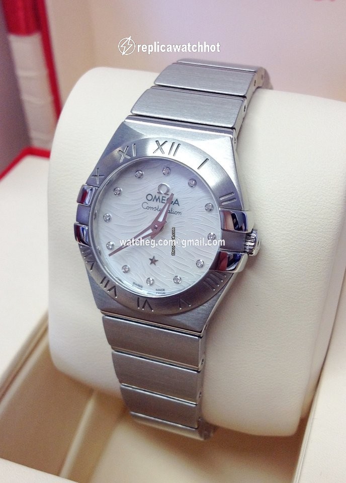 Omega Constellation Quartz Womens watch Quartz Steel 123.10.24.60.55.004 2