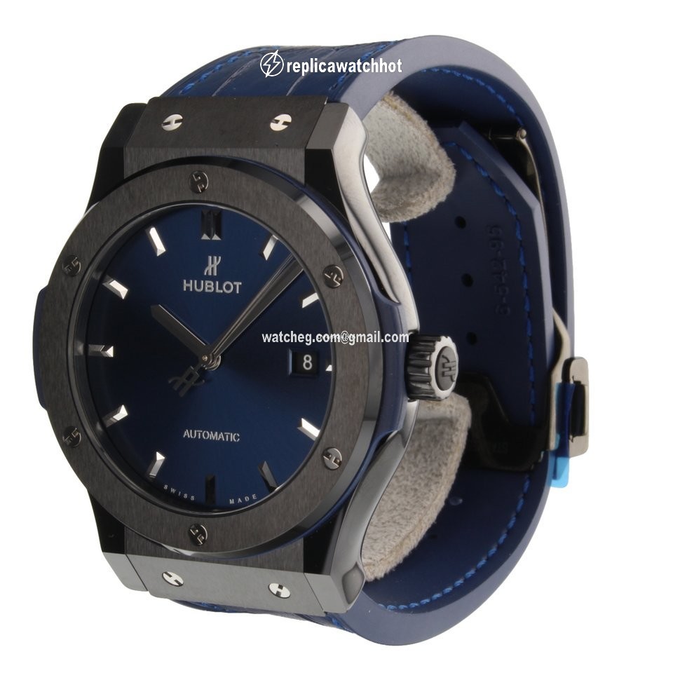 Hublot Classic Fusion Blue Mens watch Unisex Automatic Ceramic 542CM7170LR 2