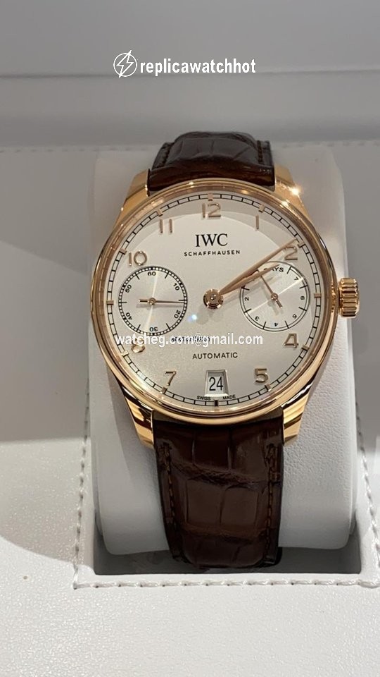 IWC Portuguese Automatic Mens watch Unisex Automatic Rose gold IW500701 2