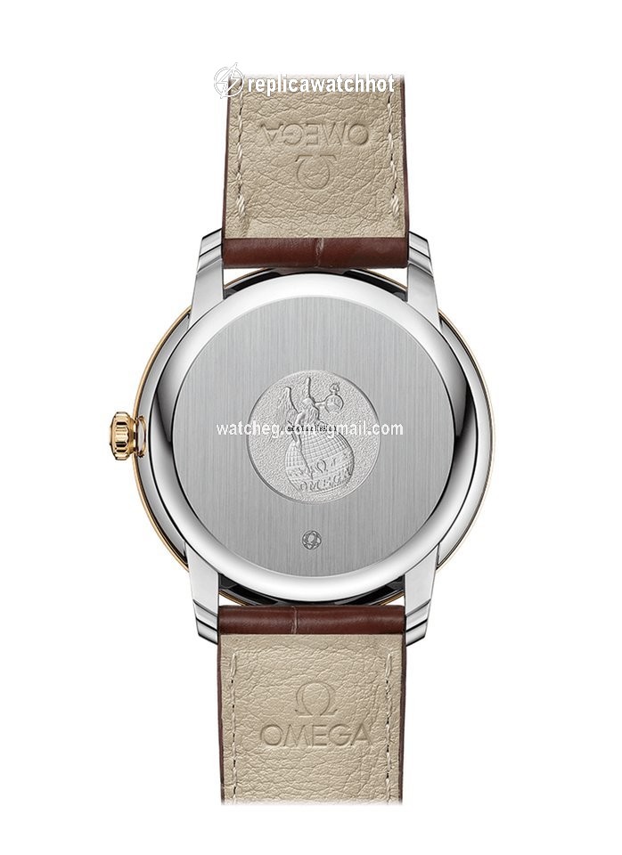 Omega De Ville Prestige Mens watch Unisex Automatic Gold Steel 424.23.40.21.08.001 2