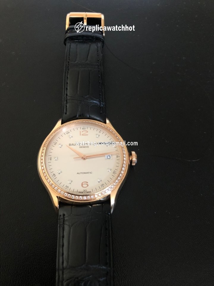 Baume & Mercier Clifton Mens watch Unisex Automatic Rose gold MOA10194 2