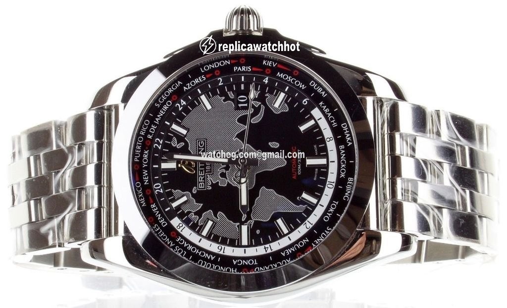 Breitling Galactic Unitime Mens watch Unisex Automatic Steel WB3510U4 BD94 2
