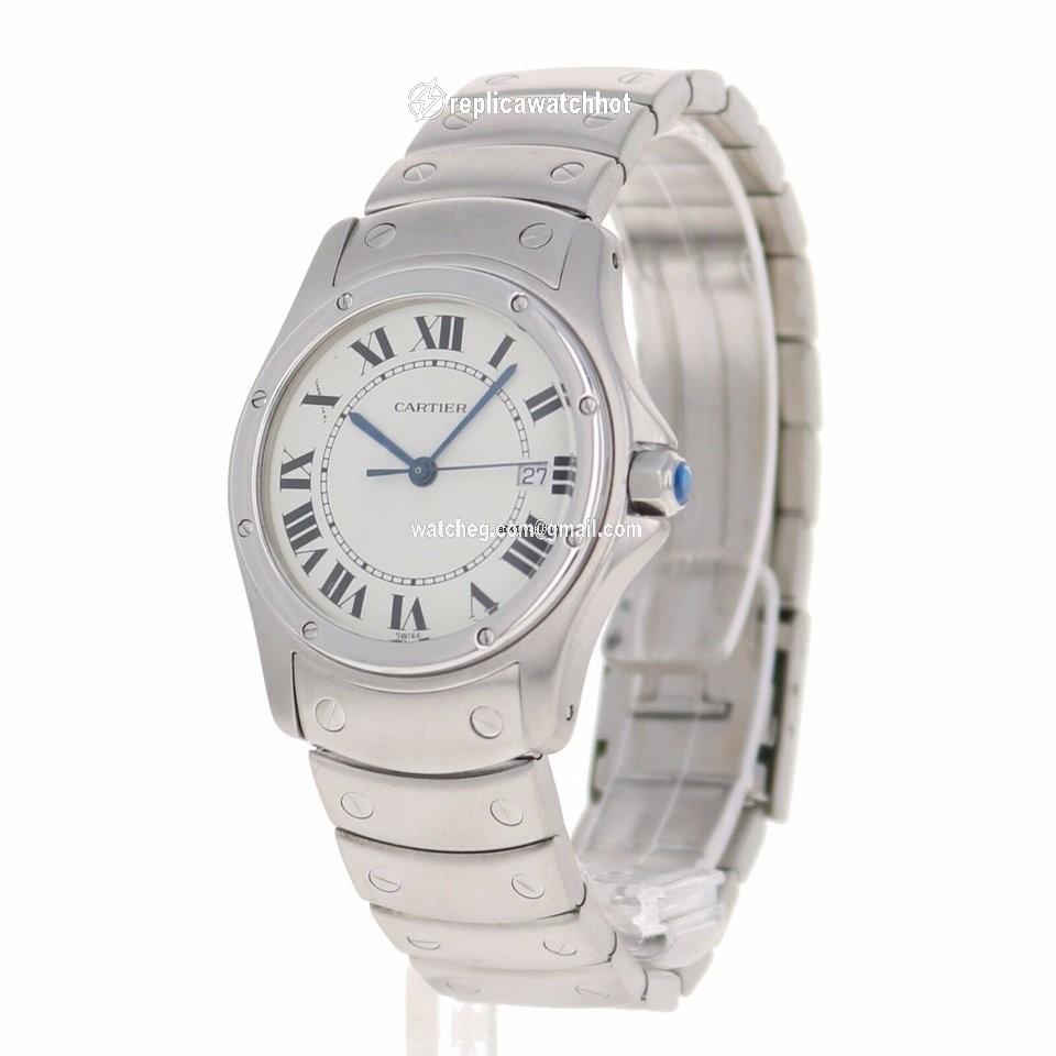 Cartier Santos Womens watch Quartz Steel 1561-1 2