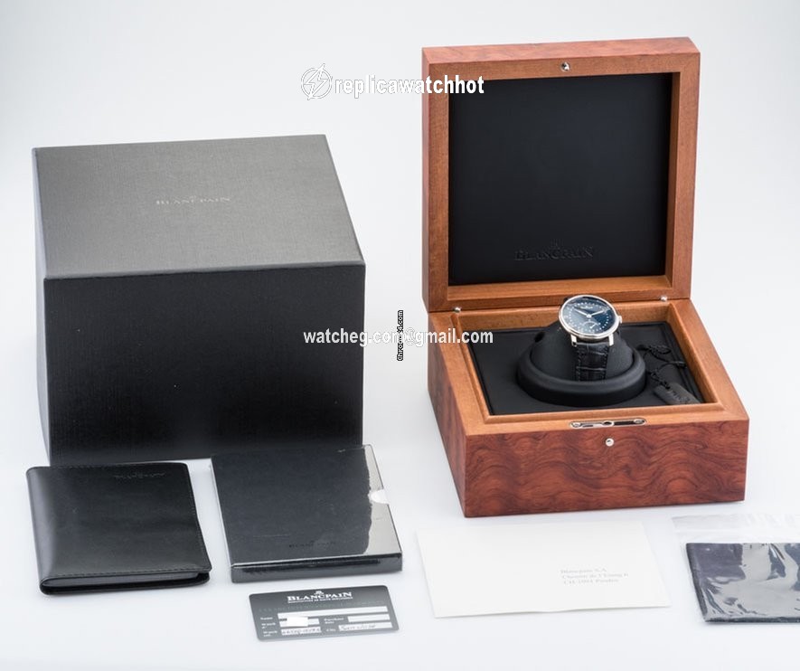 Blancpain Villeret Ultra-Slim Mens watch Unisex Automatic White gold 6653q-1529-55b 2