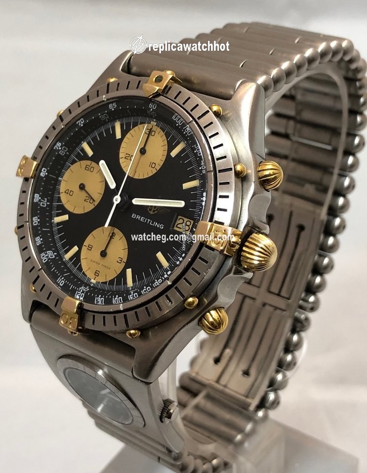 Breitling Chronomat Mens watch Unisex Automatic Gold Steel 81.950 B13047 2