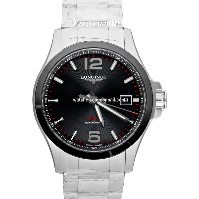 Longines Conquest Mens watch Unisex Quartz Steel L37294566 2