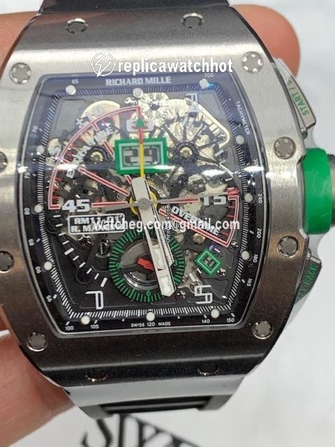 Richard Mille RM 011 Mens watch Unisex Automatic Titanium RM11-01 2