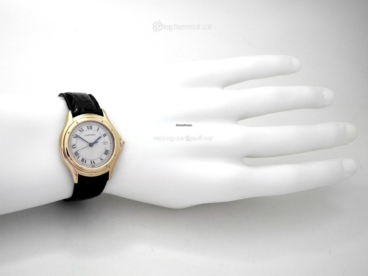 Cartier Cougar Mens watch Unisex Quartz Yellow gold 887920 2