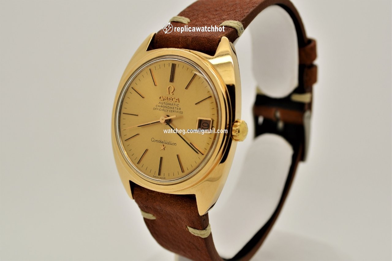 Omega Constellation Mens watch Unisex Automatic Rose gold 168.009 168017 2