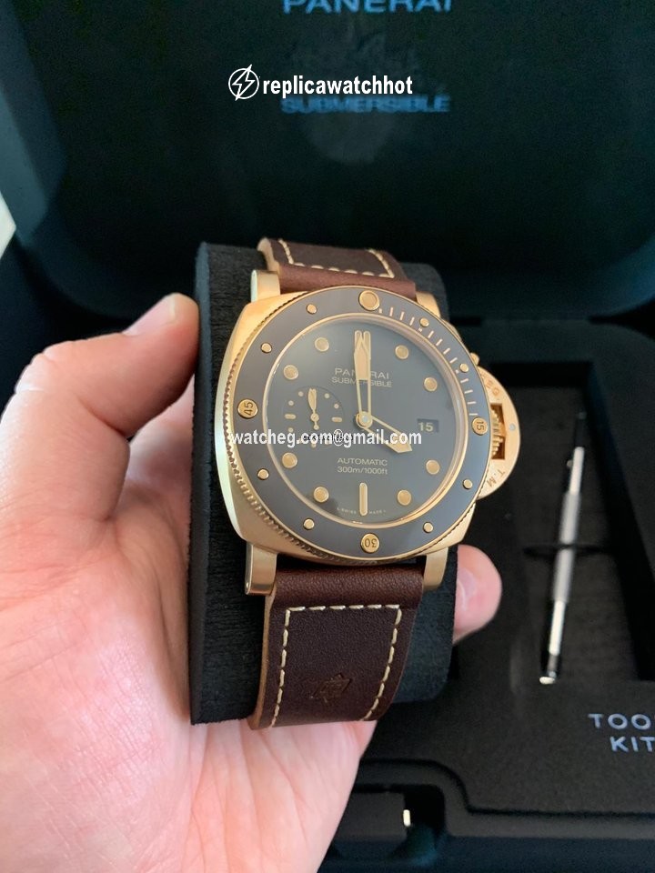 Panerai Luminor Submersible Mens watch Unisex Automatic Bronze pam00968 2