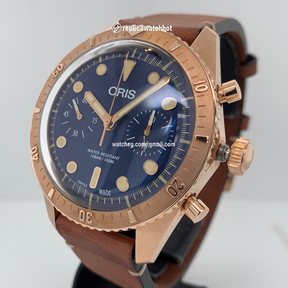 Oris Carl Brashear Mens watch Unisex Automatic Bronze 01 771 7744 3185-Set LS 2