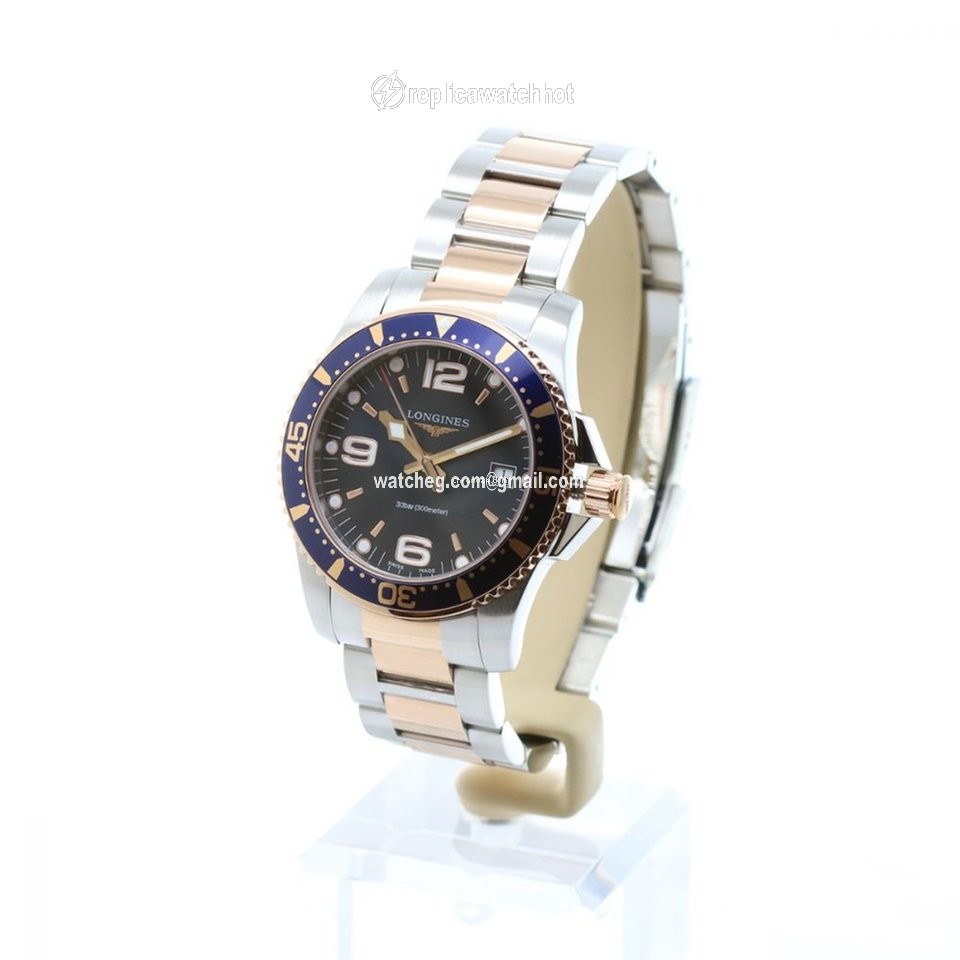 Longines HydroConquest Mens watch Unisex Quartz Steel L3.740.3.98.7 2