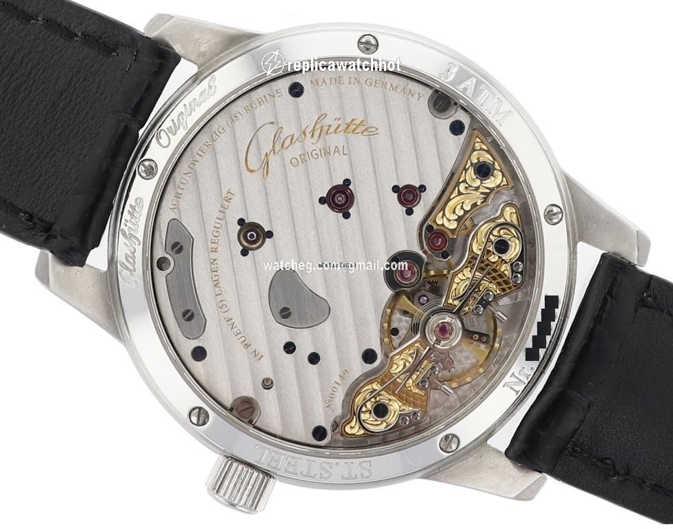 Glashtte Original PanoReserve Mens watch Unisex Manual winding Steel 65-01-02-02-04 2