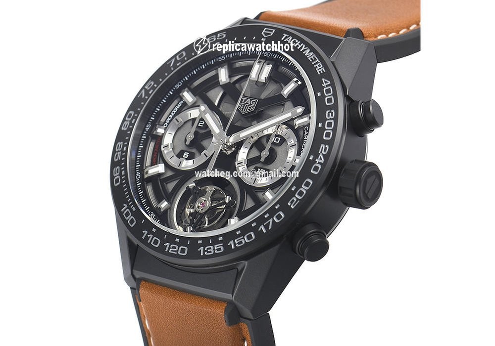 TAG Heuer Carrera Heuer-02T Mens watch Unisex Automatic Ceramic CAR5A90.FT6121 2