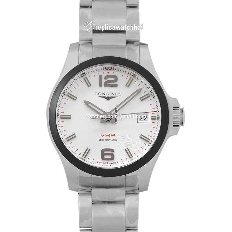 Longines Conquest Mens watch Unisex Quartz Steel L37194766 2