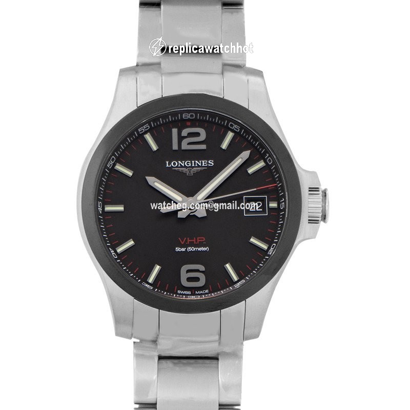 Longines Conquest Mens watch Unisex Quartz Steel L37194566 2