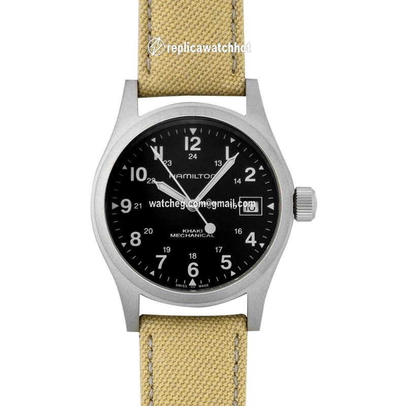 Hamilton Khaki Field Mens watch Unisex Manual winding Steel H69439933 2