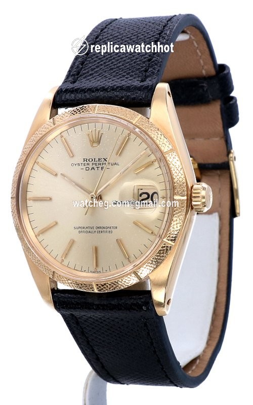 Rolex Oyster Perpetual Date Womens watch Yellow gold Automatic 1510 2