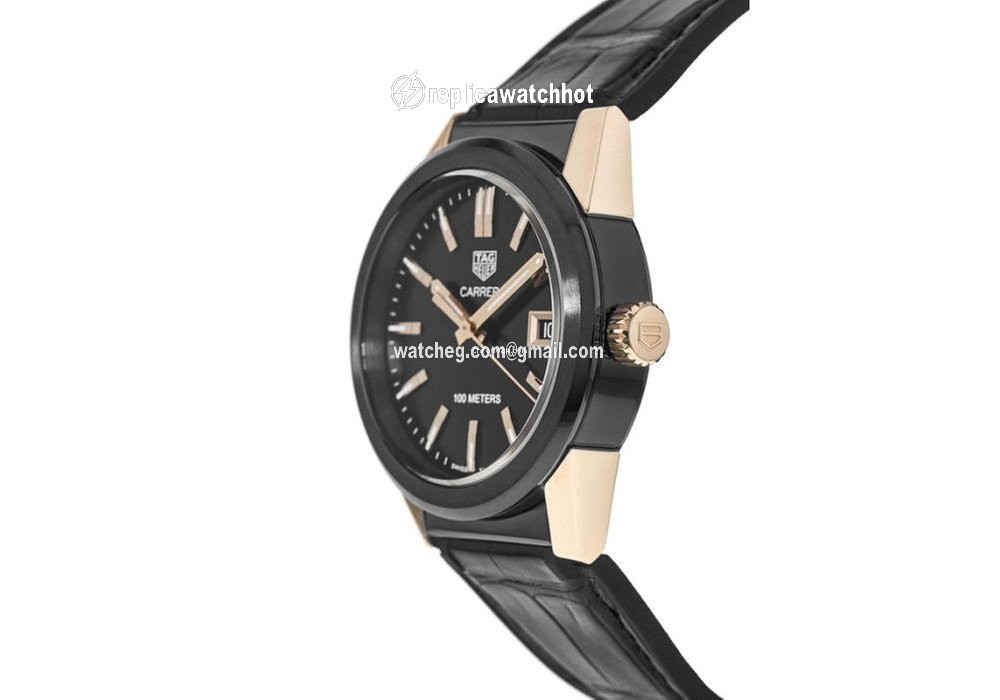TAG Heuer Carrera Lady Mens watch Unisex Quartz Gold Steel WBG1350.FC6418 2