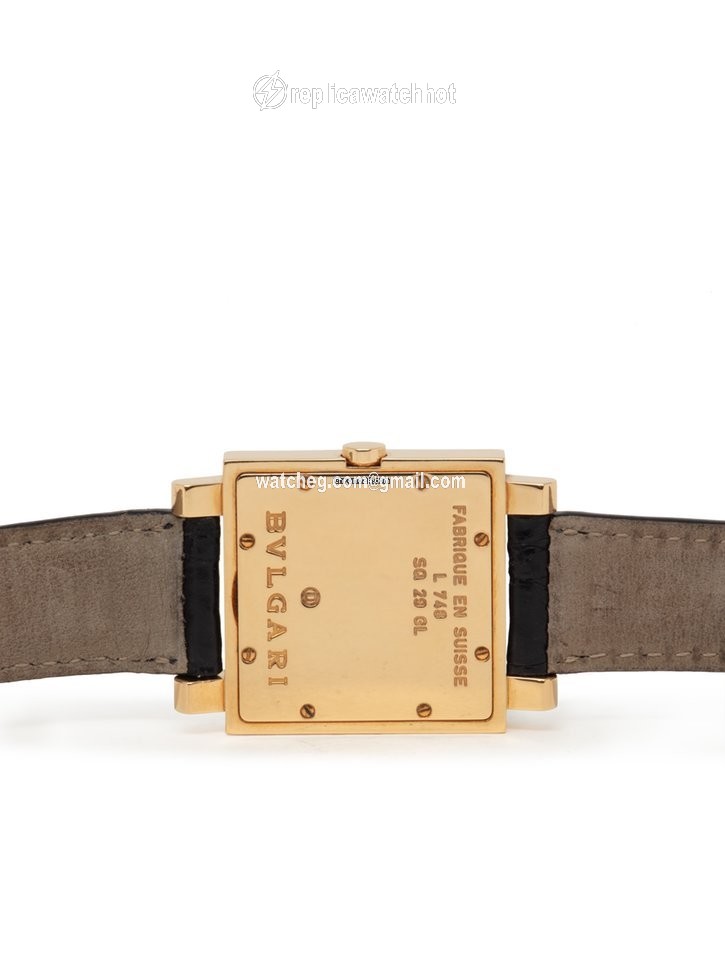 Bulgari Quadrato Mens watch Unisex Quartz Yellow gold SQ 29 GL 2