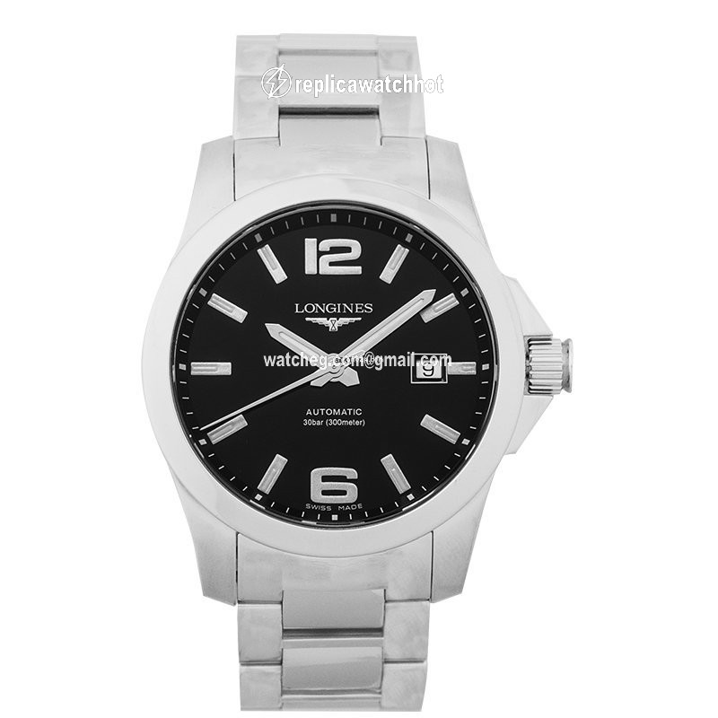 Longines Conquest Mens watch Unisex Automatic Steel L37774586 2