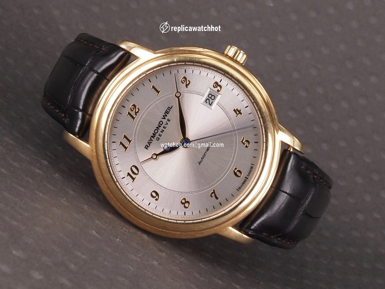 Raymond Weil Maestro Mens watch Unisex Automatic Yellow gold 12837 2
