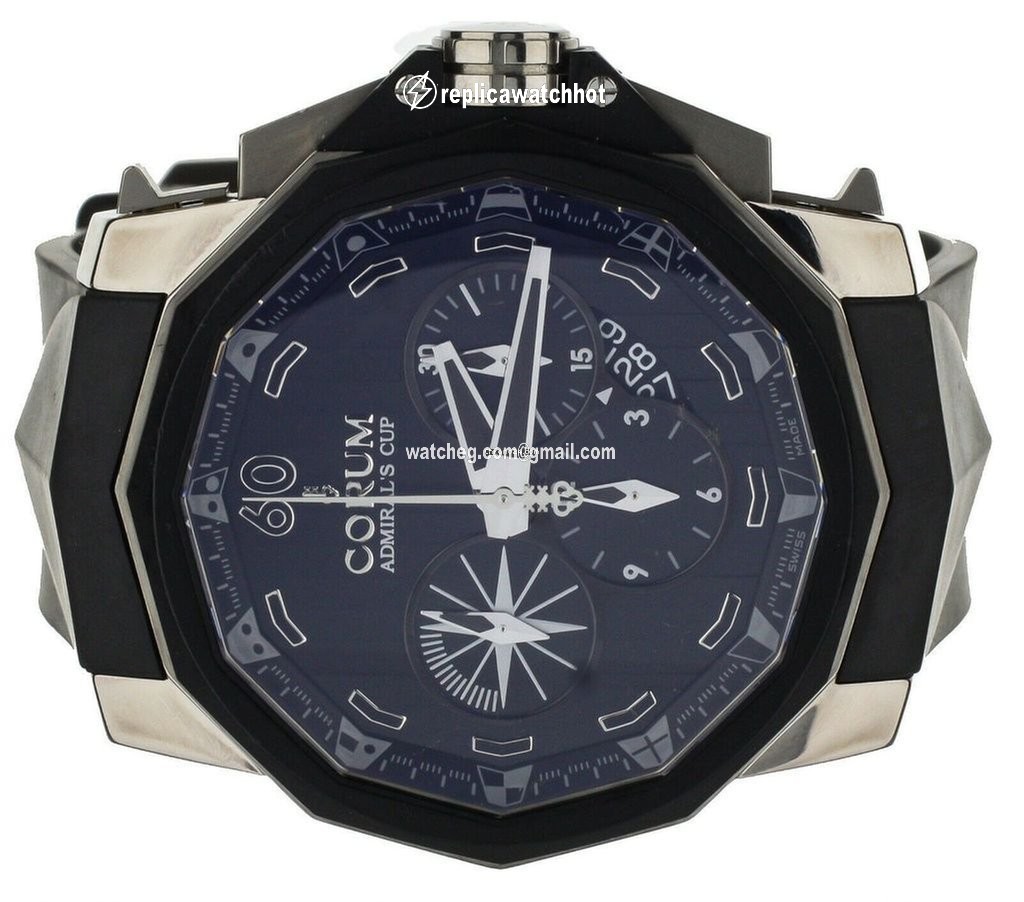 Corum Admirals Cup Challenger Mens watch Unisex Automatic Titanium 753.935.06 0371AN52 2