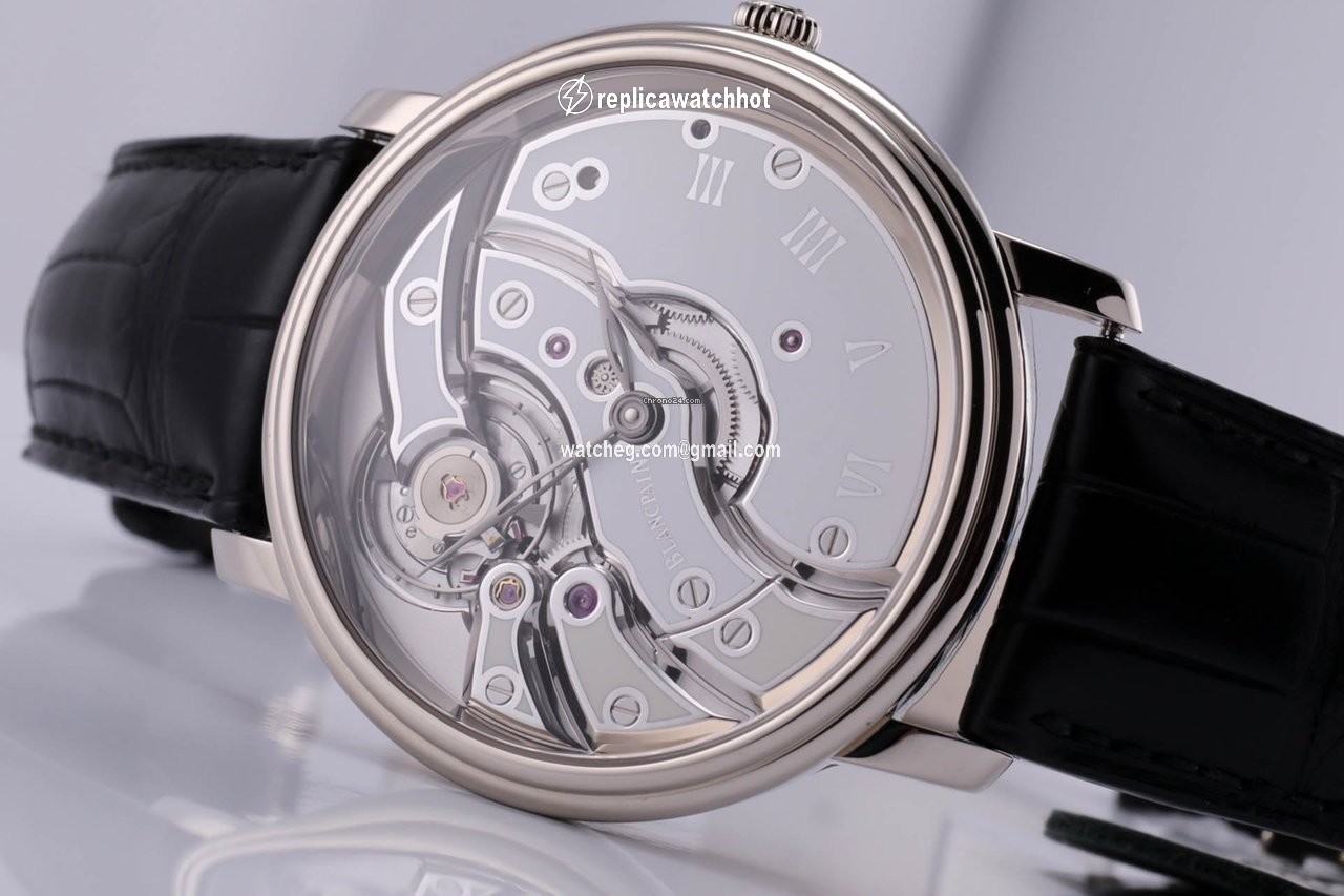 Blancpain Villeret Mens watch Unisex Manual winding White gold 6616-1527-55B 2