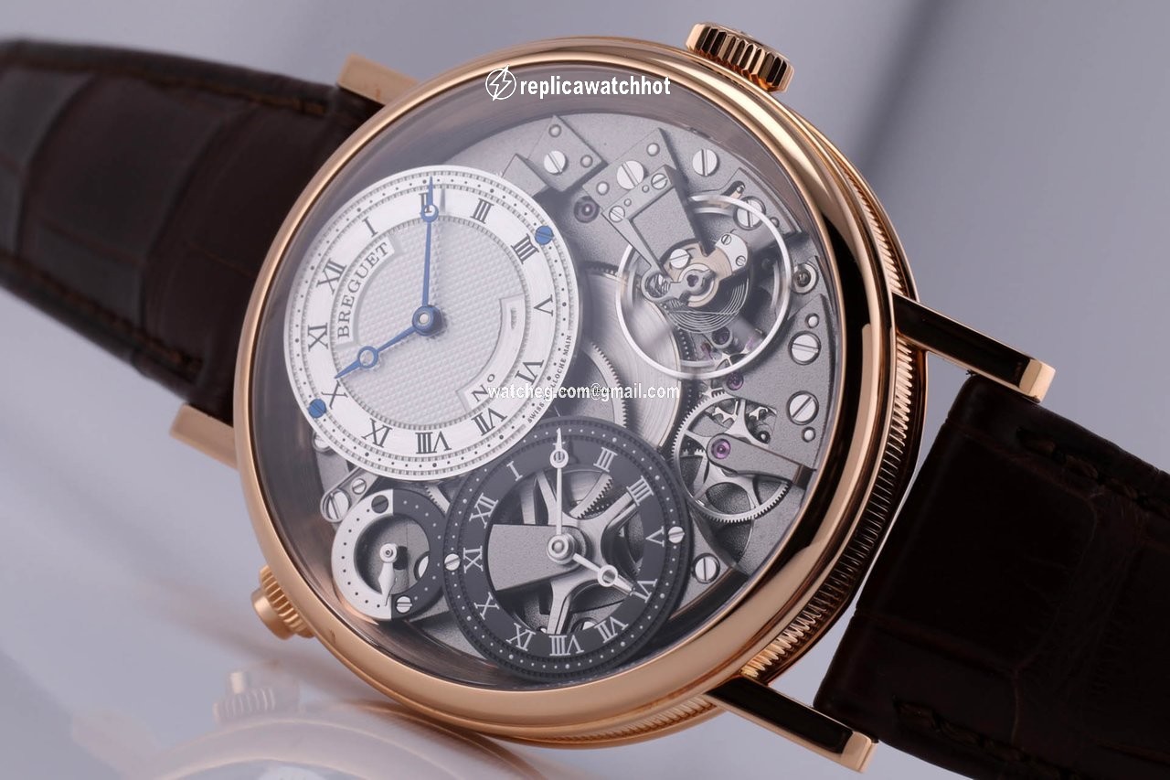 Breguet Tradition Mens watch Unisex Manual winding Rose gold 7067br g1 9w6 2