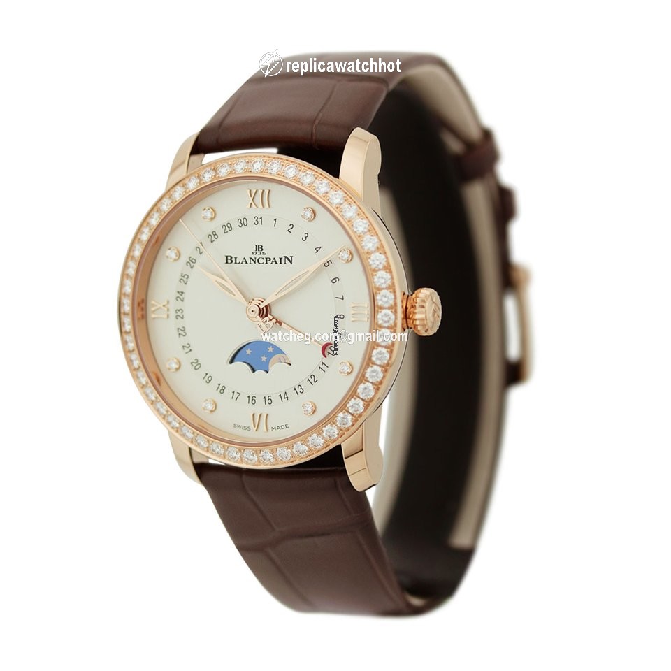 Blancpain Villeret Mens watch Unisex Automatic Red gold 6126-2987-55A 2