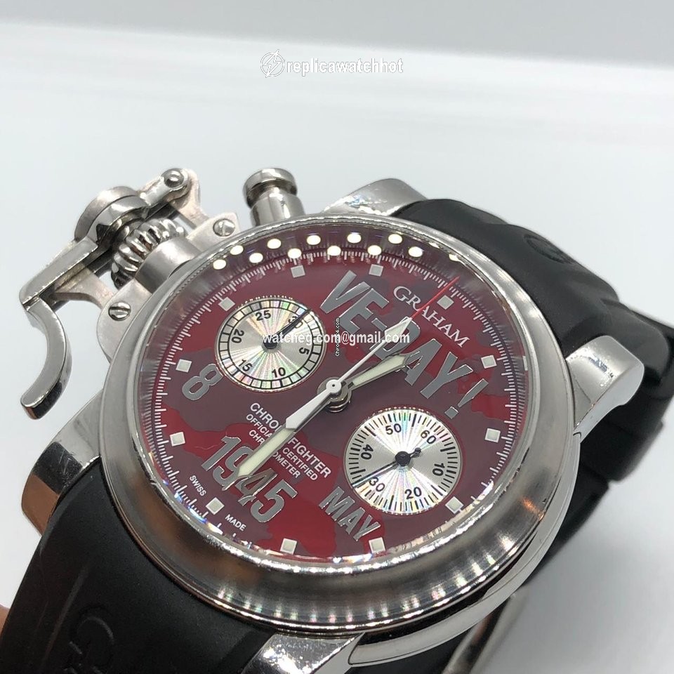 Graham Chronofighter Mens watch Unisex Automatic Steel 2CFBS.S01A.L30B 2
