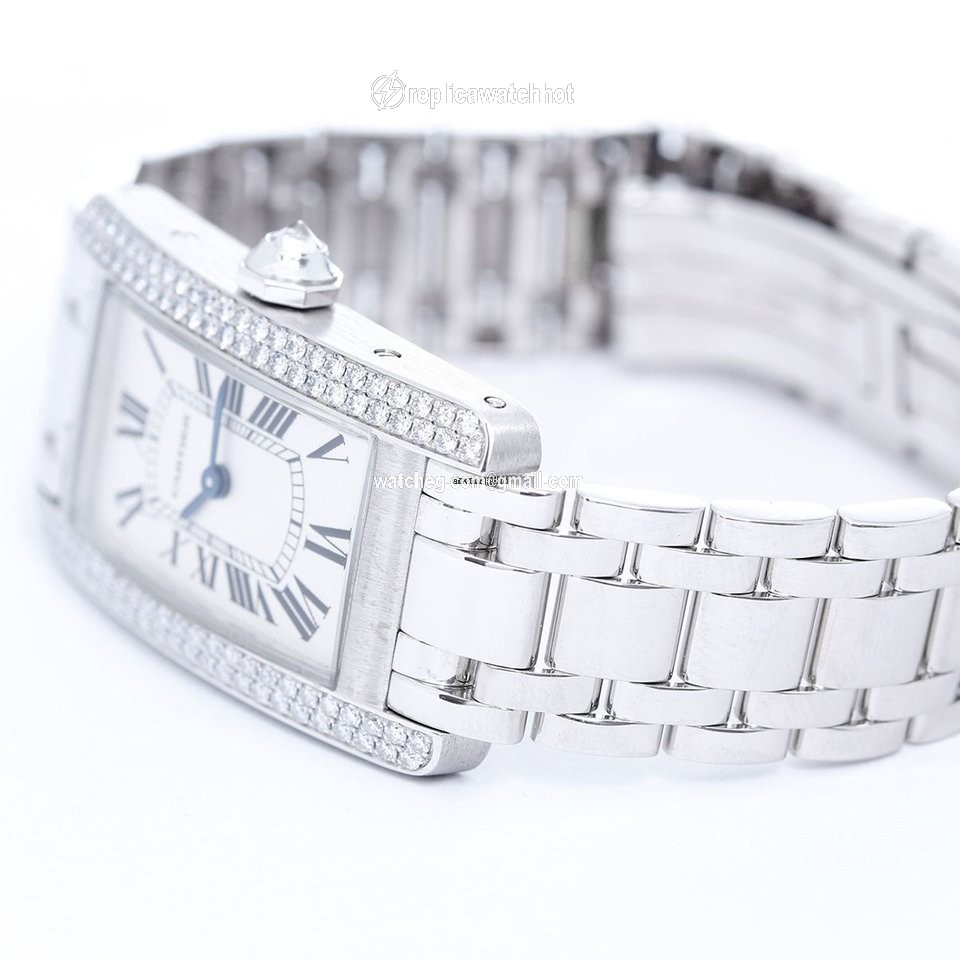 Cartier Tank Americaine Womens watch Quartz WB7018L1 2489 2