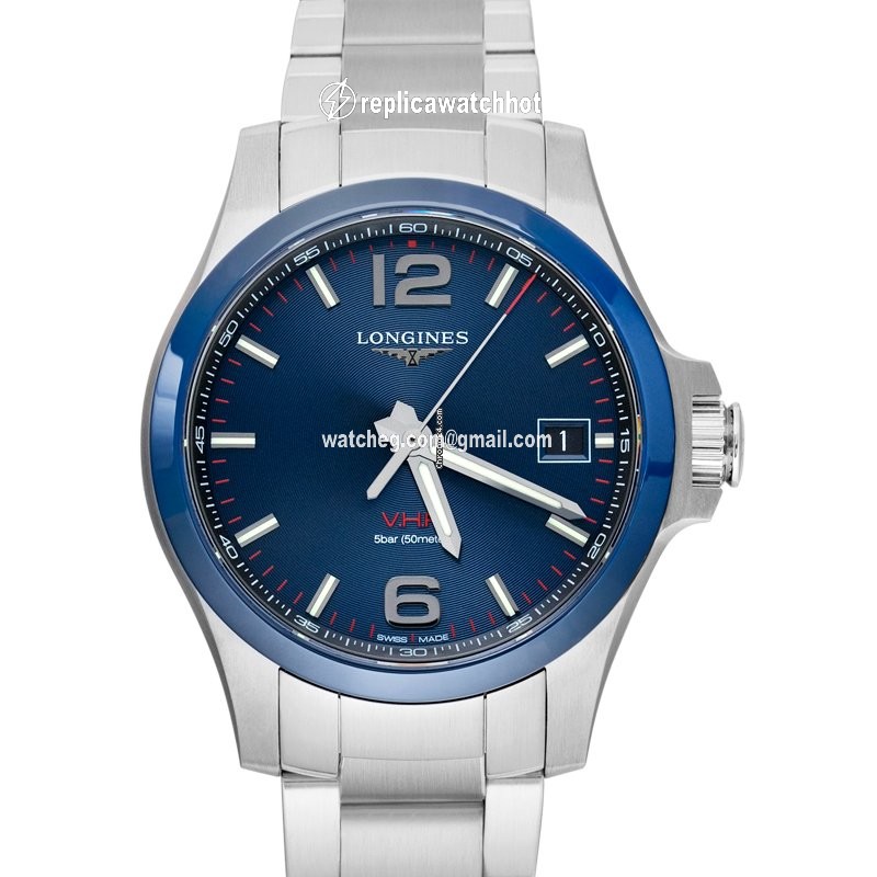 Longines Conquest Mens watch Unisex Quartz Steel L37194966 2