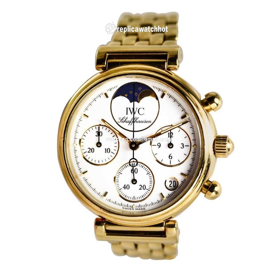 IWC Da Vinci Chronograph Quartz Yellow gold IW9536 2