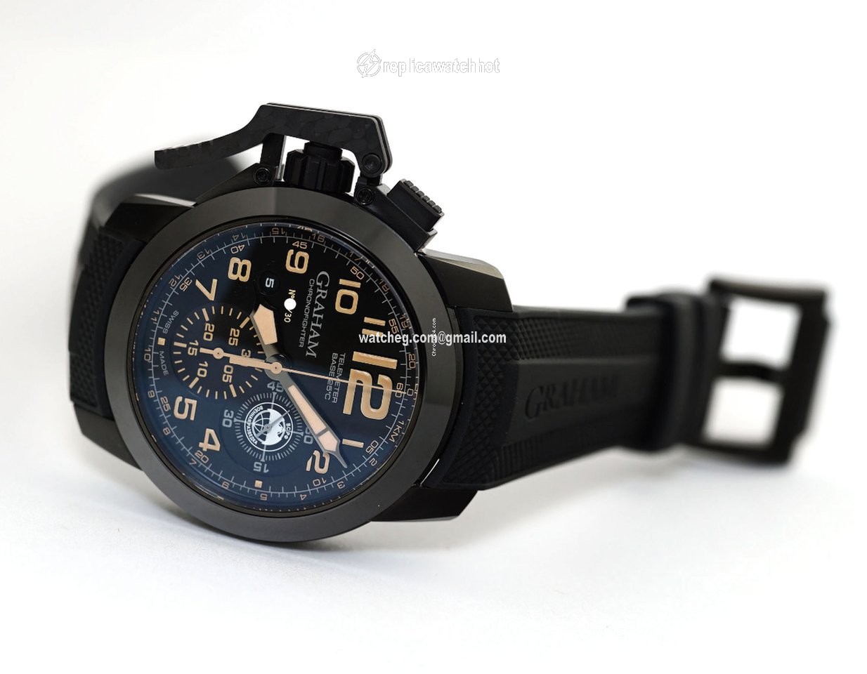 Graham Chronofighter Oversize Mens watch Unisex Automatic Steel 2CCAU.B34A 2
