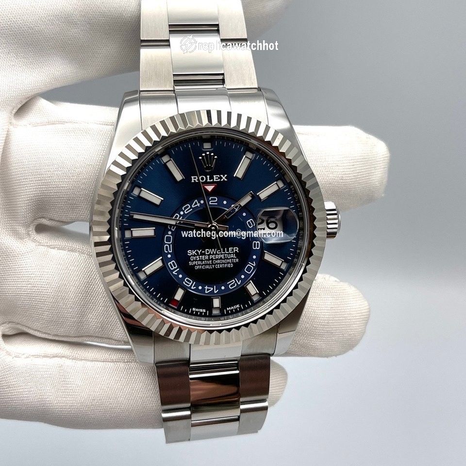 Rolex Sky-Dweller Mens watch Unisex Gold Steel Automatic 326934 2