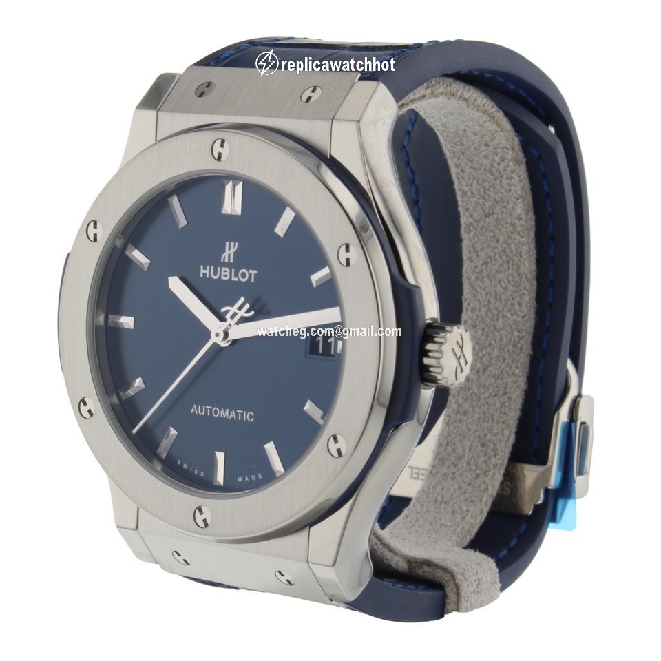 Hublot Classic Fusion Blue Mens watch Unisex Automatic Titanium 511NX7170LR 2