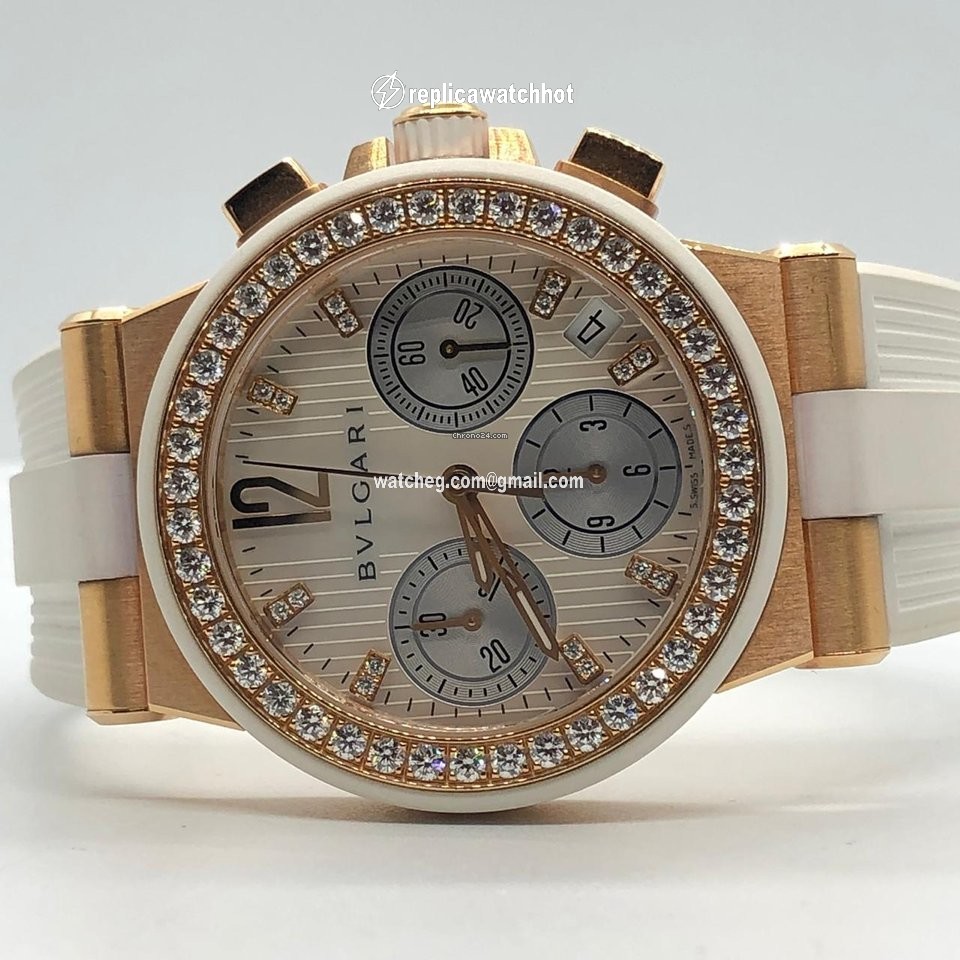 Bulgari Diagono Womens watch Automatic Rose gold DGP35WGDWVDCH.8 2